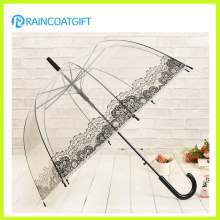 Parapluie en PVC transparent publicitaire droit